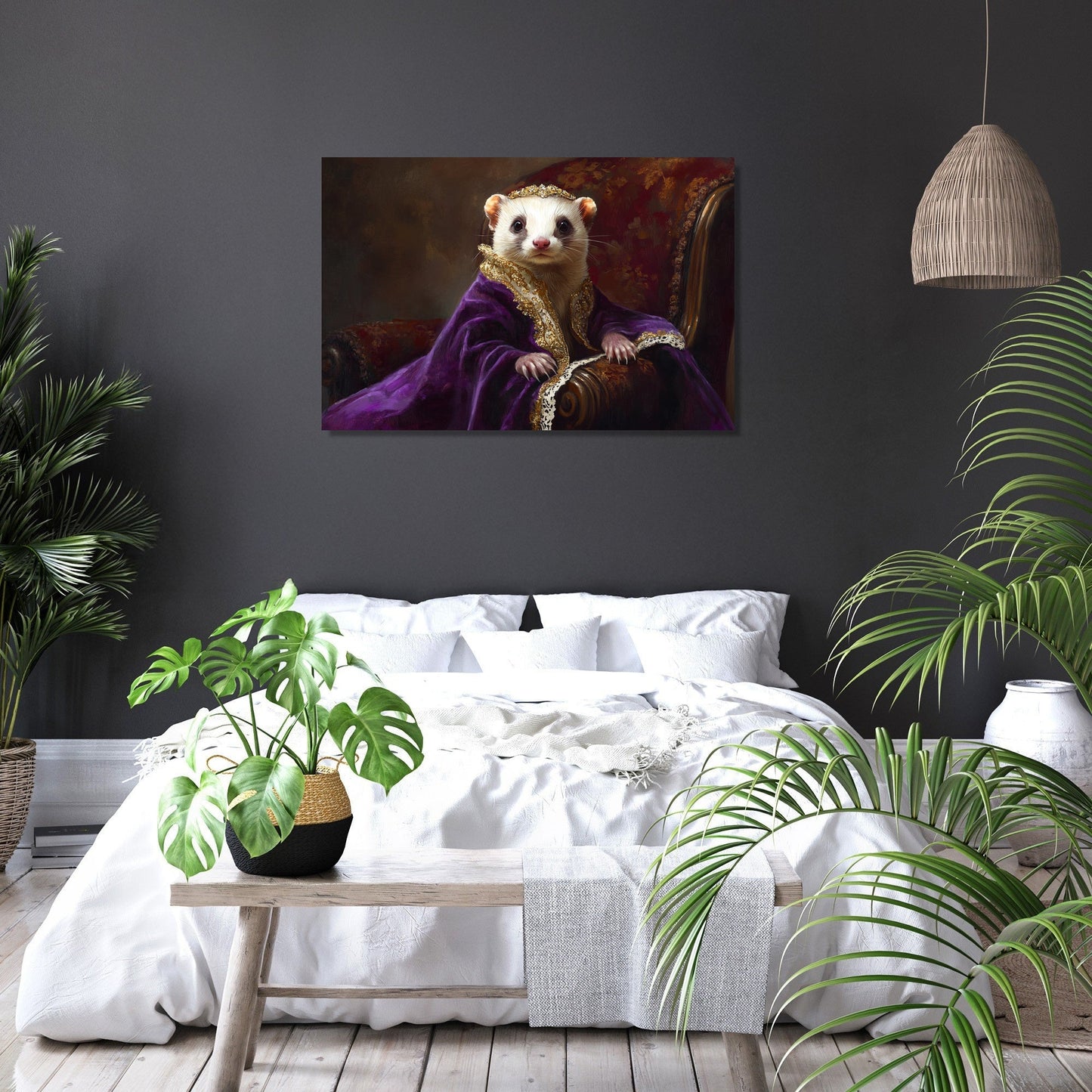 Regal Ferret Canvas