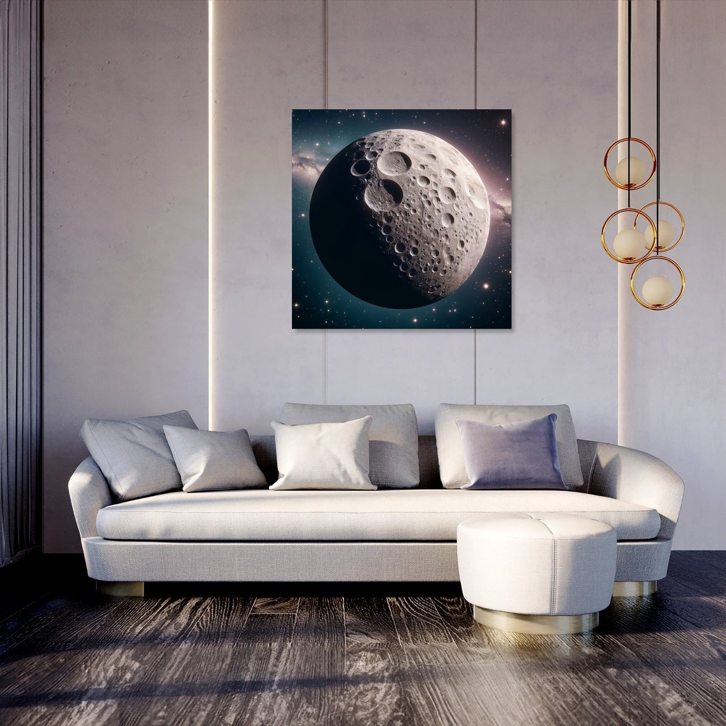 Callisto's Cratered Legacy Canvas