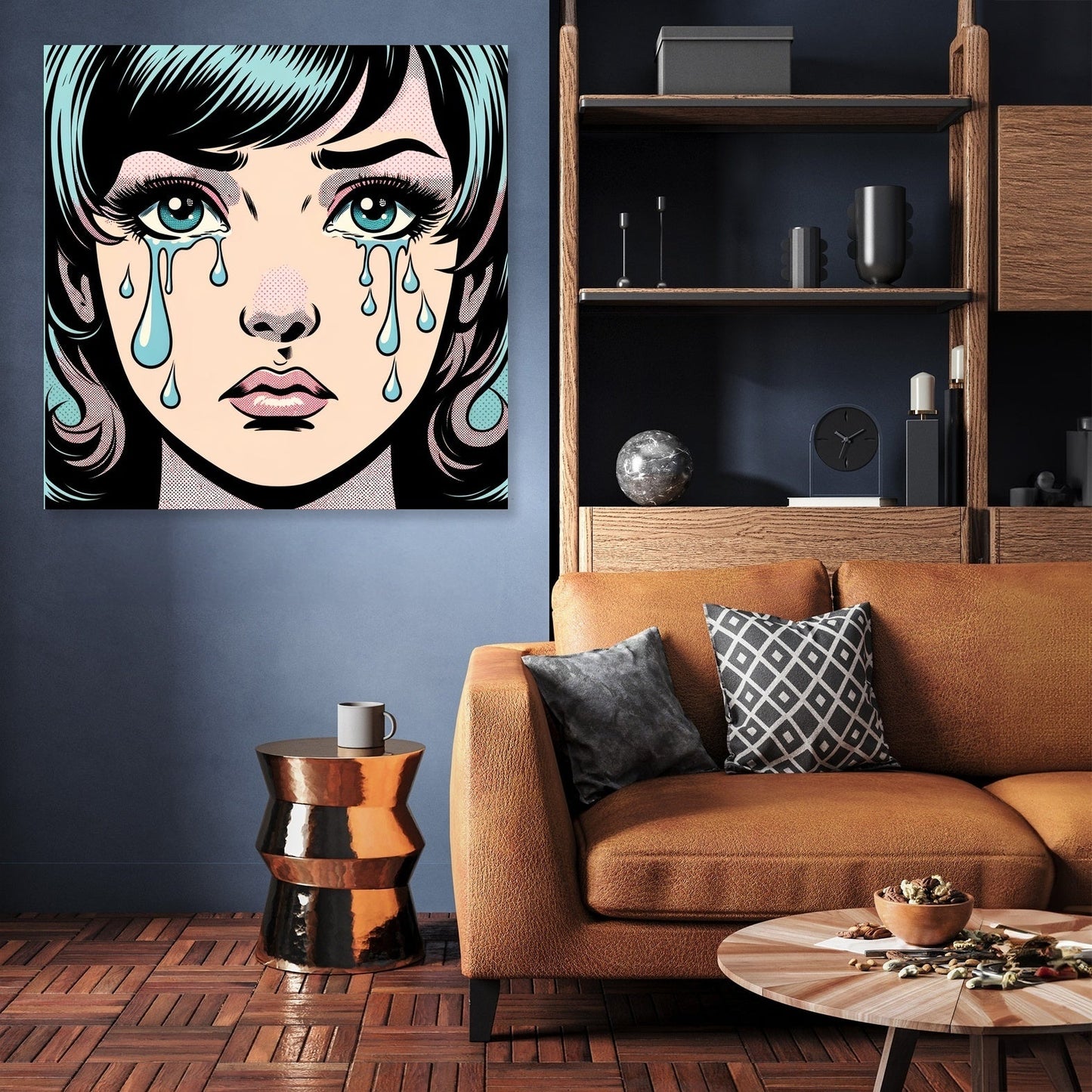 Tearful Pop Canvas