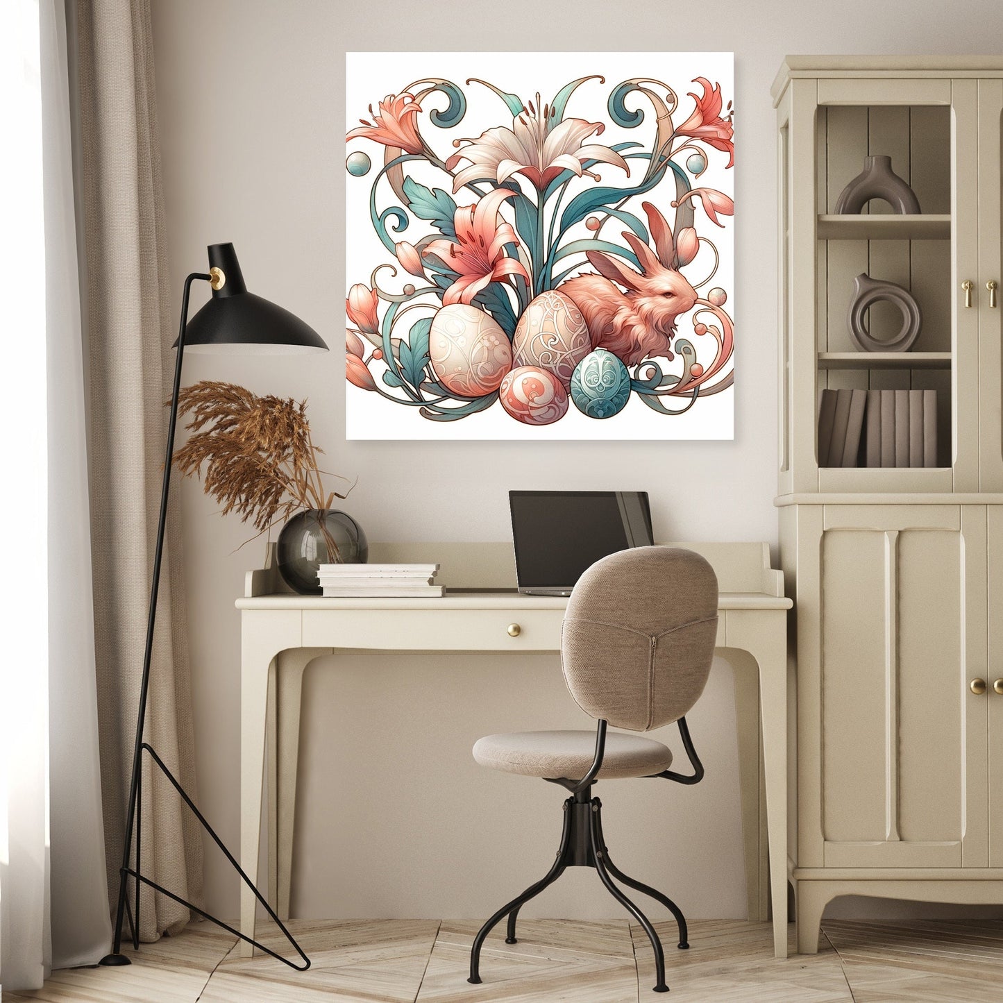 Nouveau Easter Whimsy Canvas