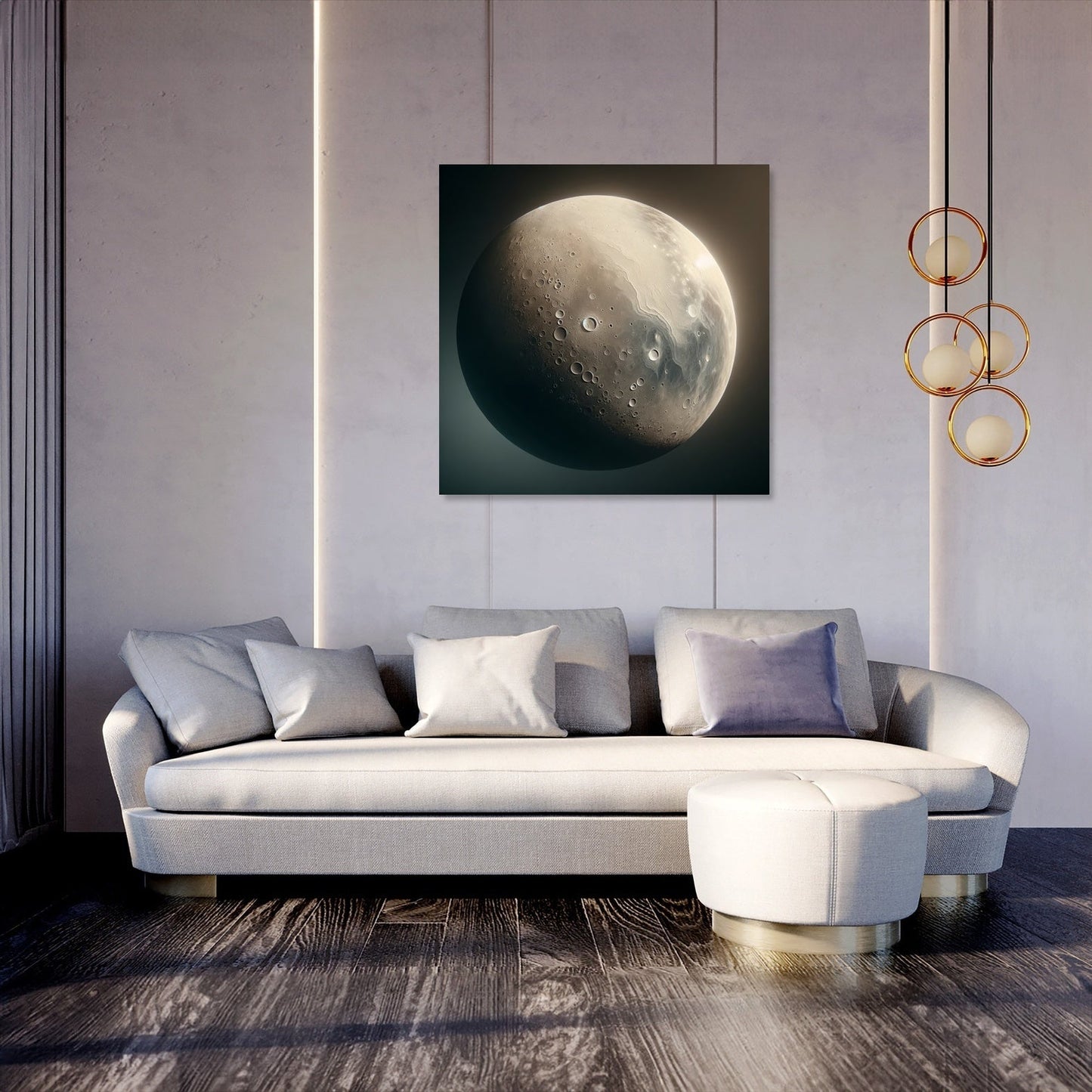 Mercury's Silent Majesty Canvas