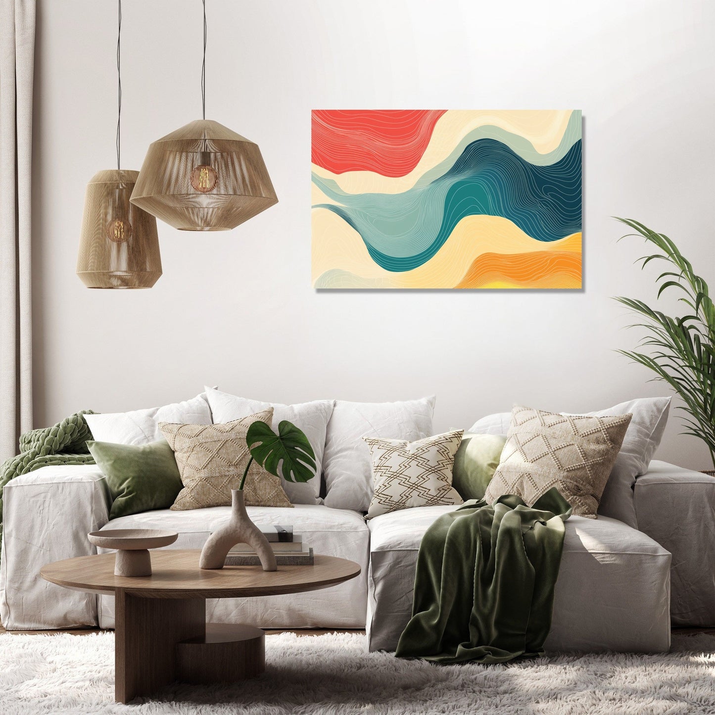 Flowing Nature Harmony Canvas