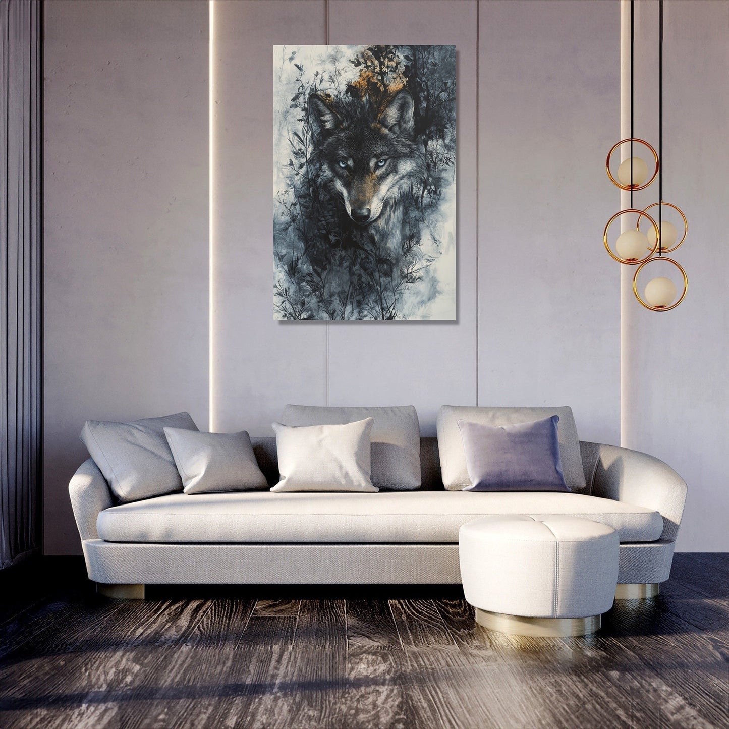 Duality of the Wolf Canvas