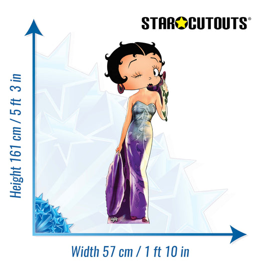 SC519 Betty Boop- Glinda Cardboard Cut Out Height 161cm
