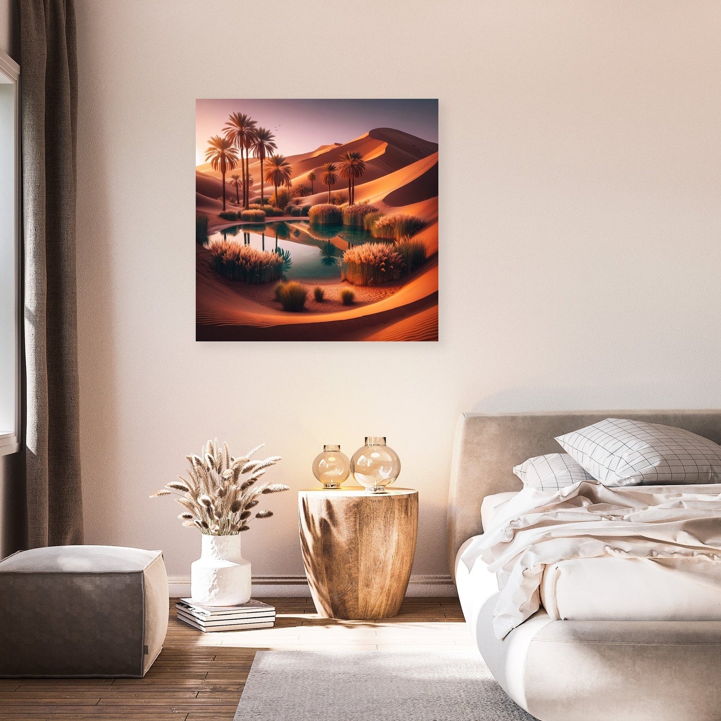 Desert Oasis Tranquillity Canvas