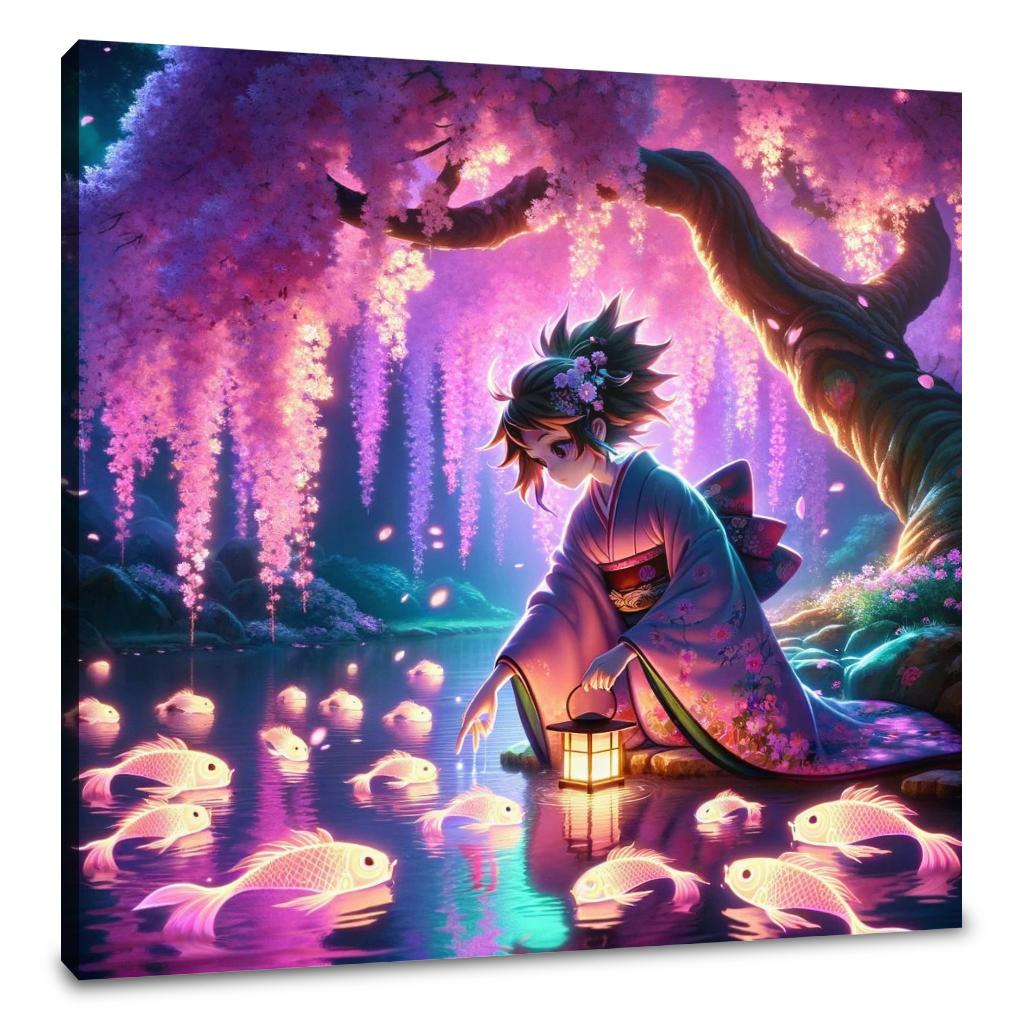 Enchanted Sakura Serenity Canvas