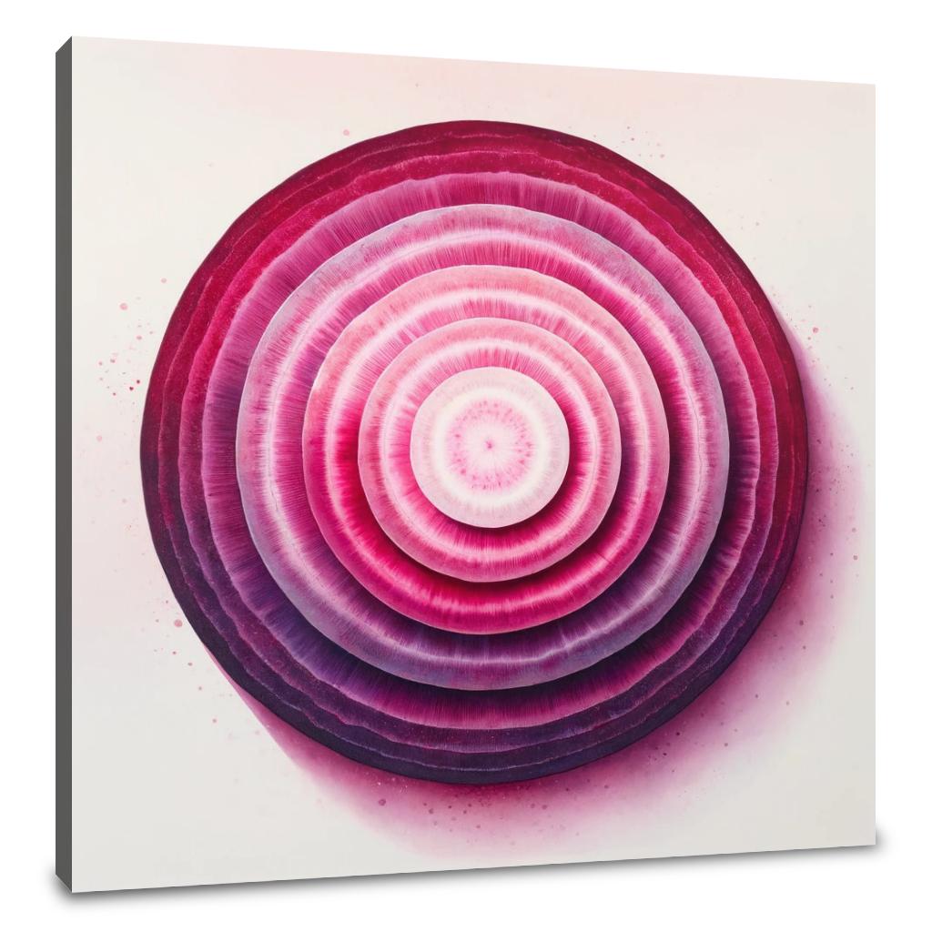 Sliced Radiance Canvas