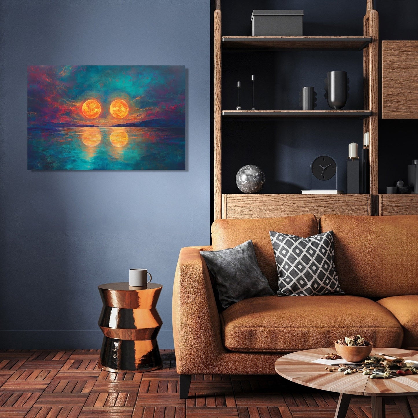 Twin Suns Enigma Canvas