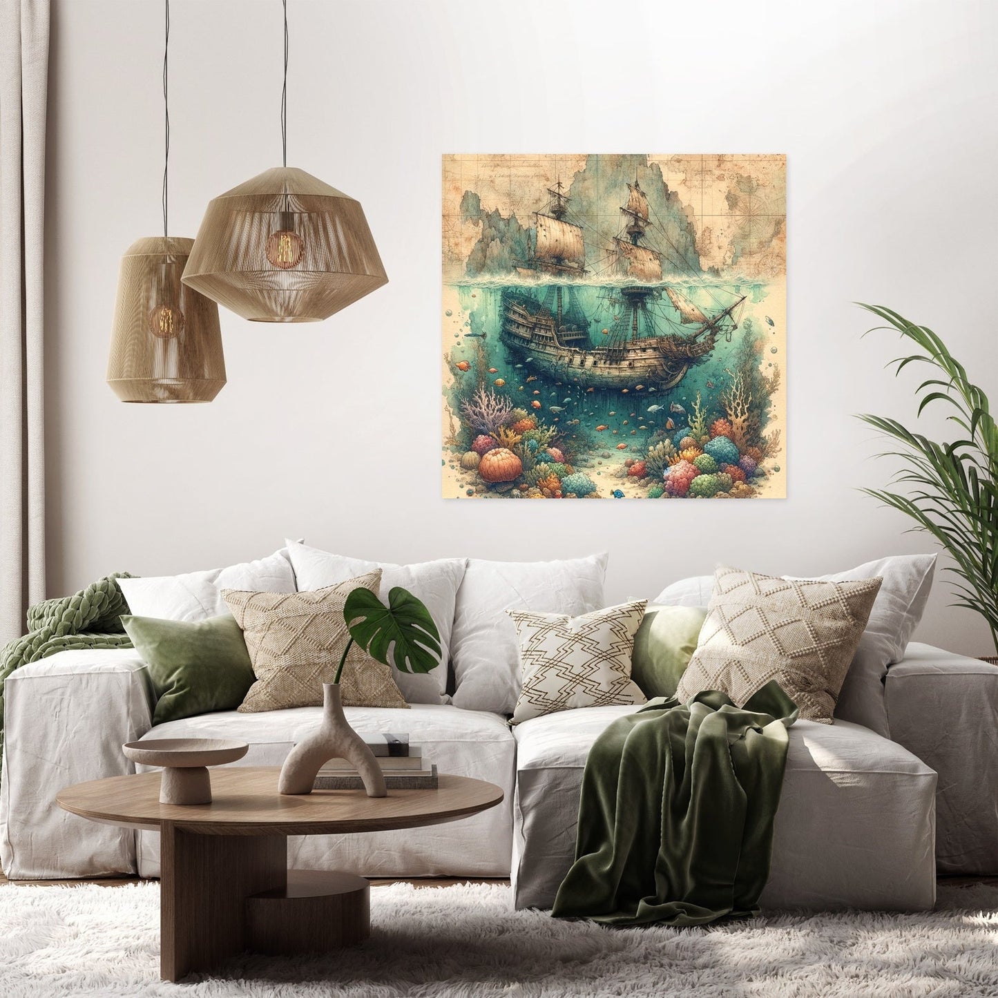 Sunken Treasures Canvas