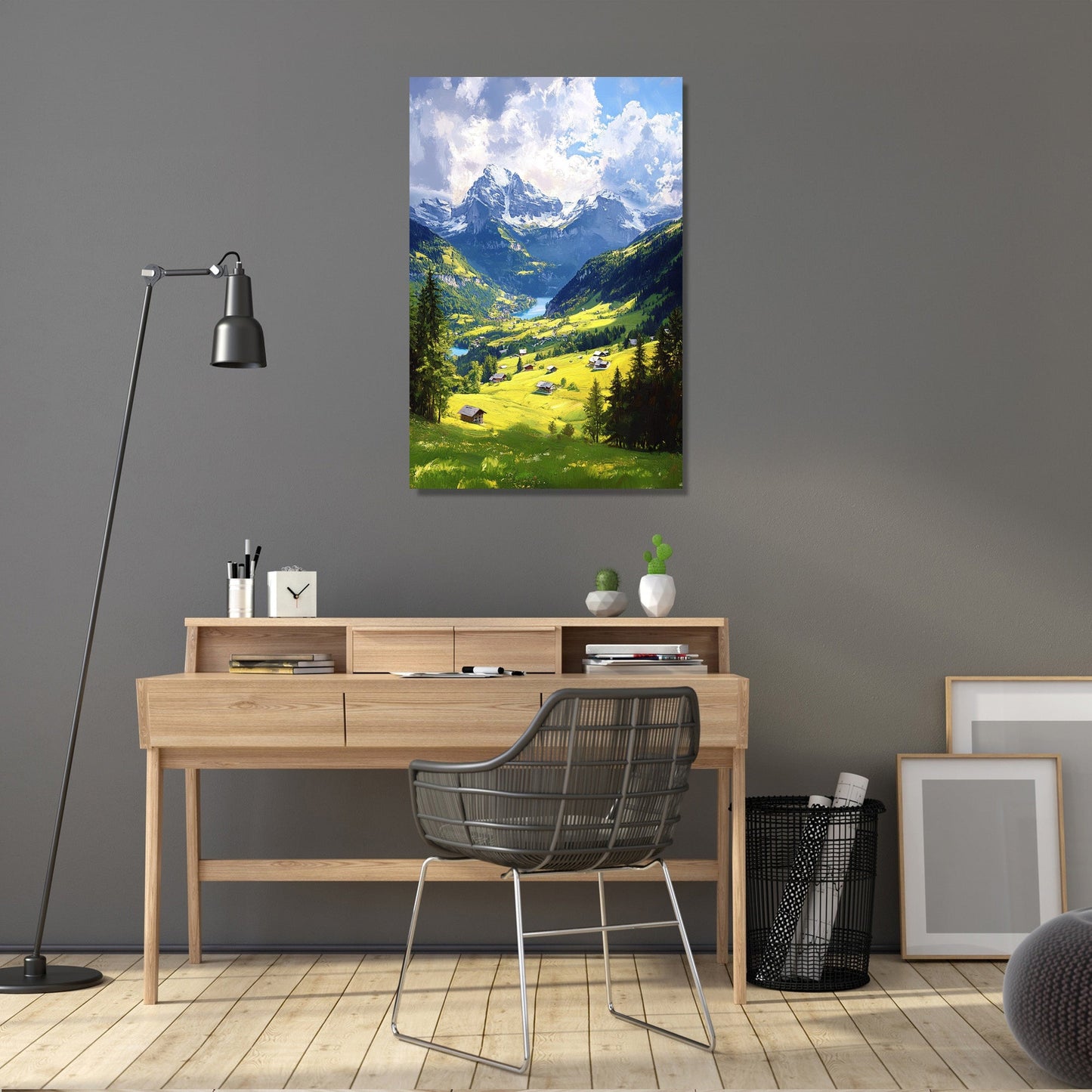 Swiss Alps Harmony Canvas