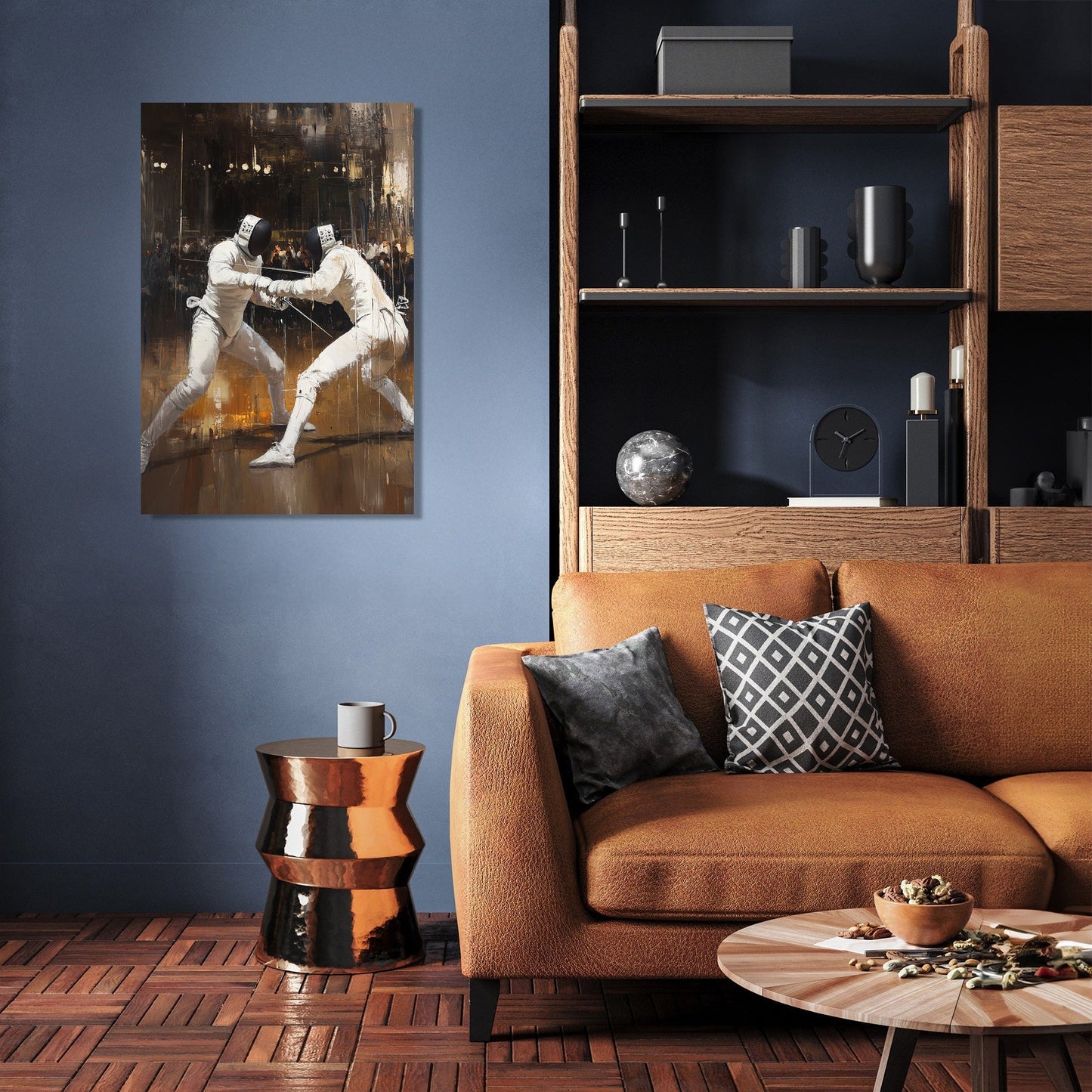 Fencing Duel Canvas