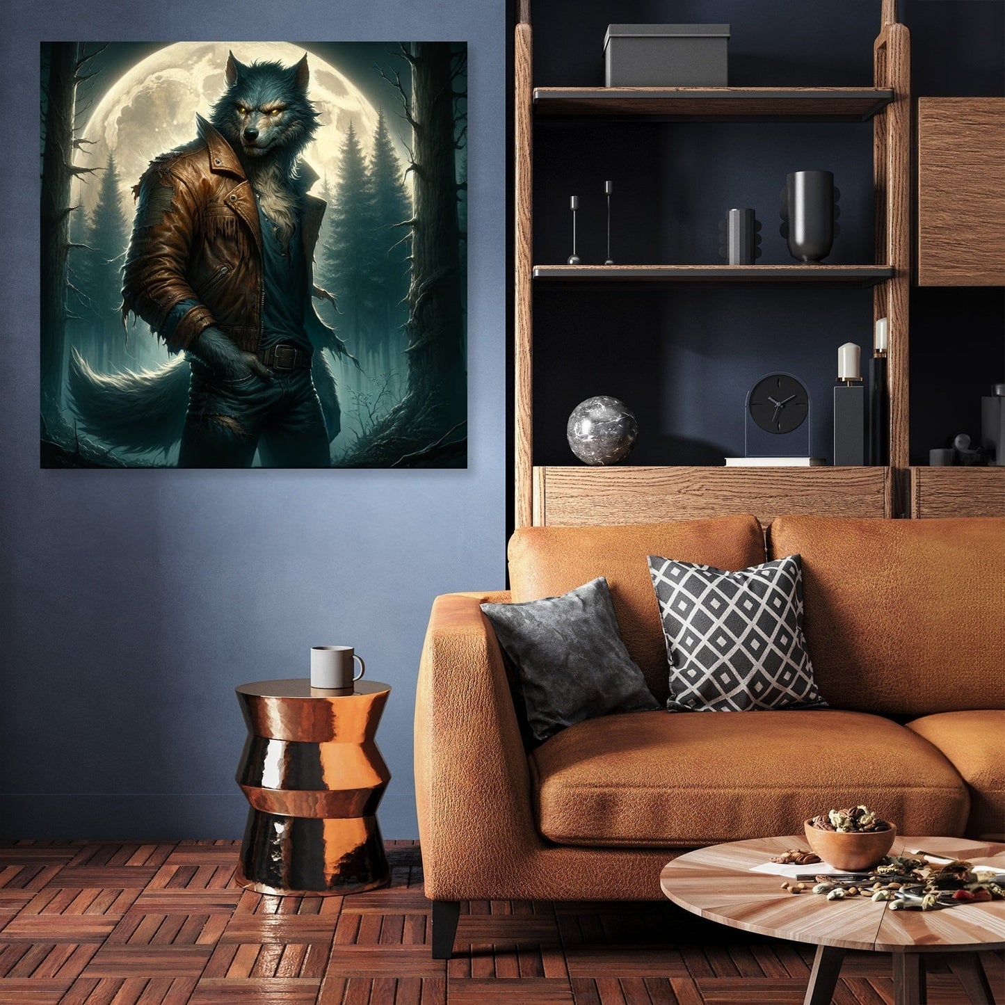 Lunar Guardian Canvas