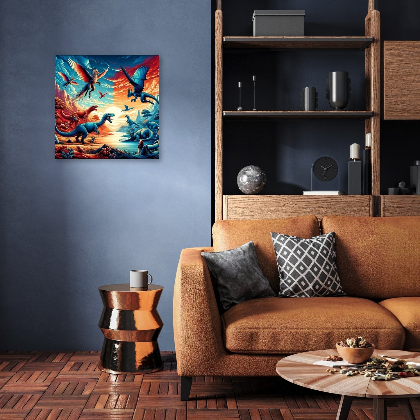Dino Pop Fantasy Canvas