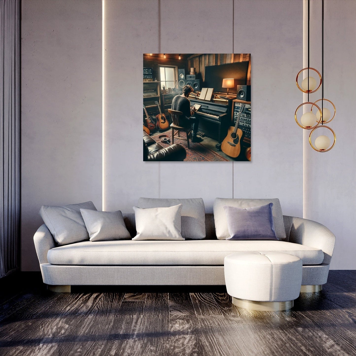 Recording Studio Inspiration Canvas
