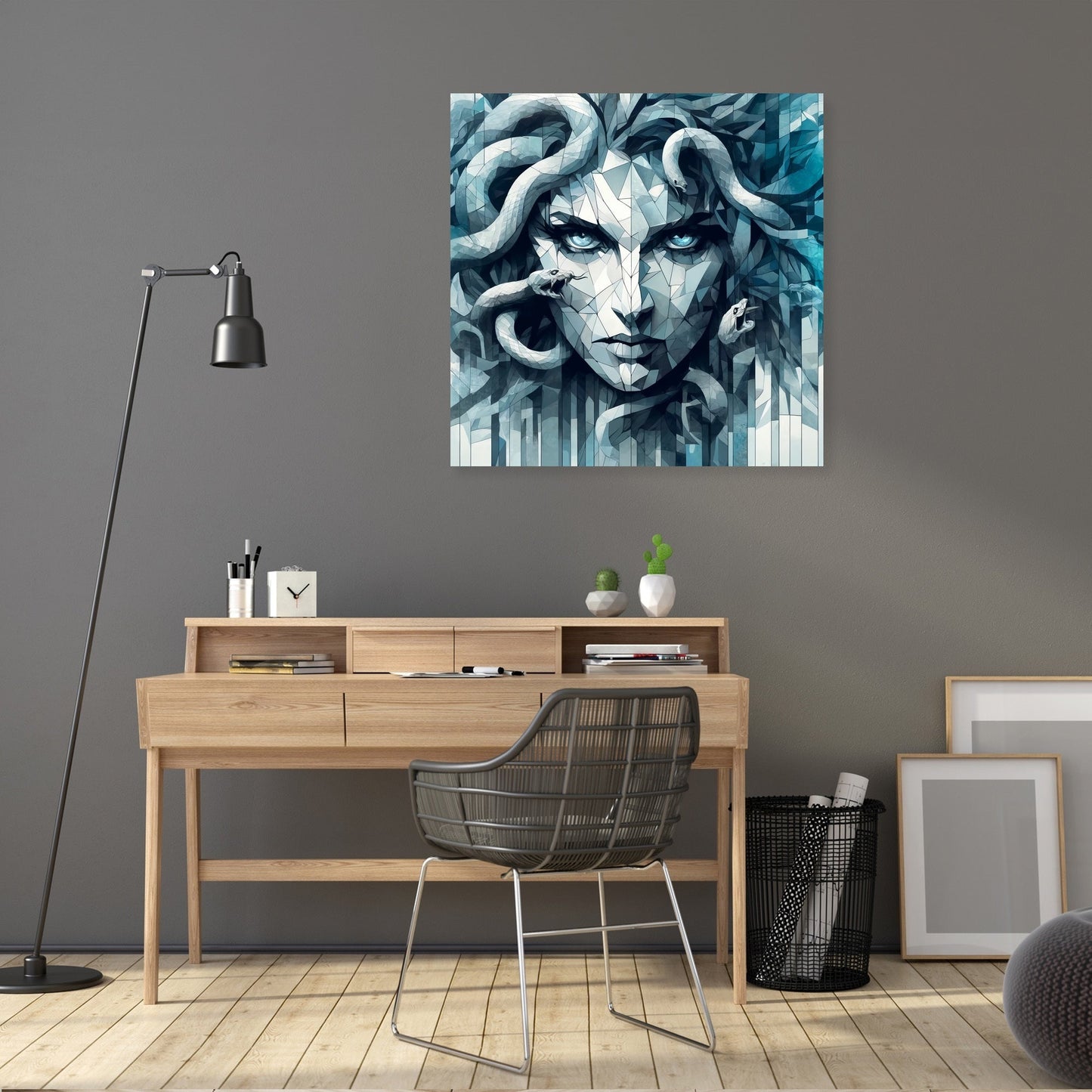 Icy Gaze Gorgon Canvas