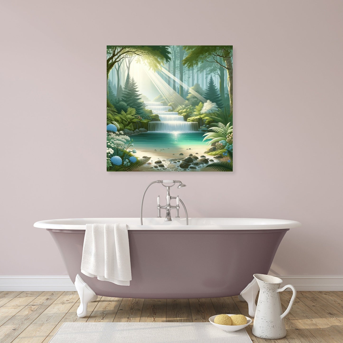 Enchanted Waterfall Canvas