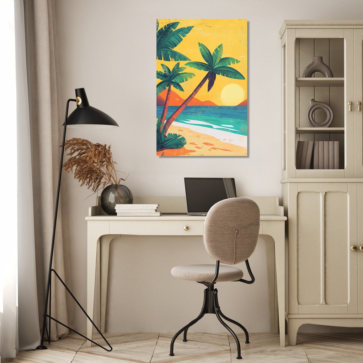 Sunshine Palms Canvas
