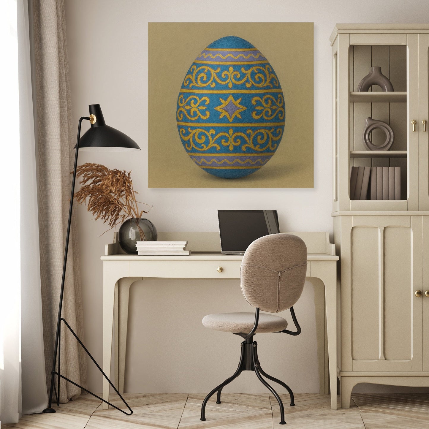 Ornate Egg Canvas