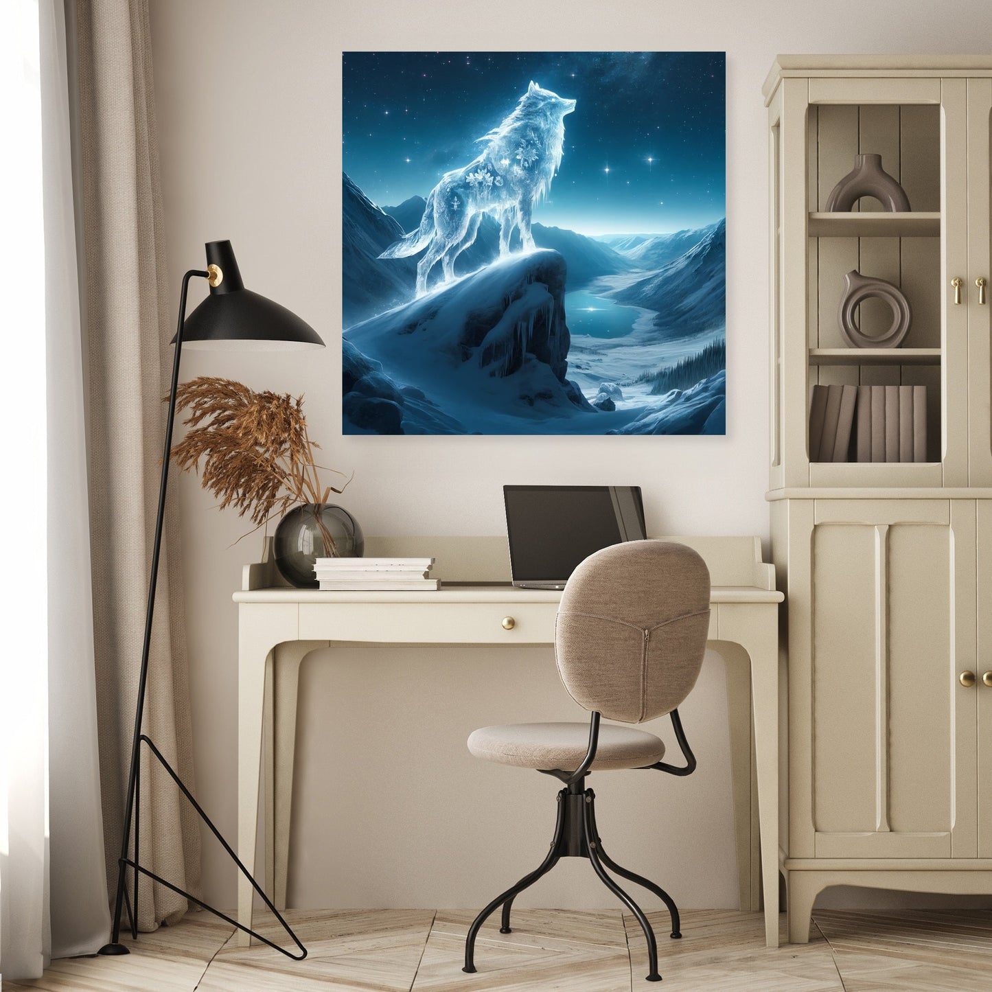 Frost Whisper Canvas