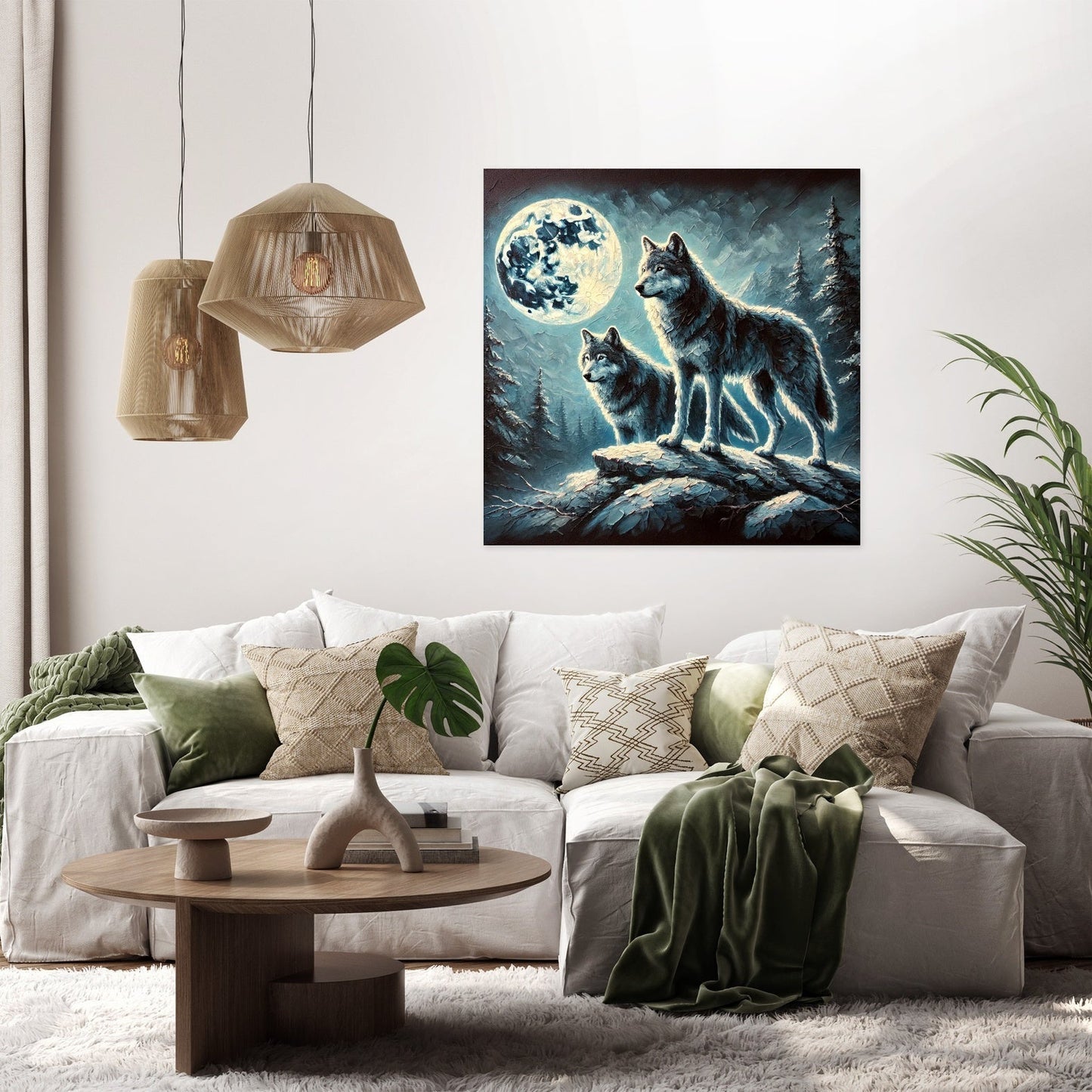 Lunar Majesty Canvas