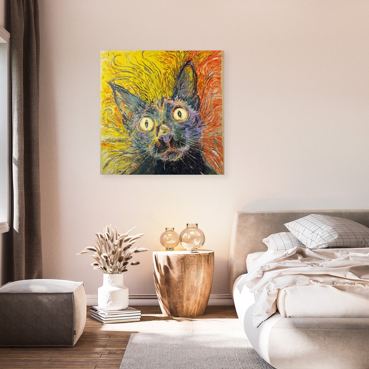Vibrant Vacuum Encounter Canvas