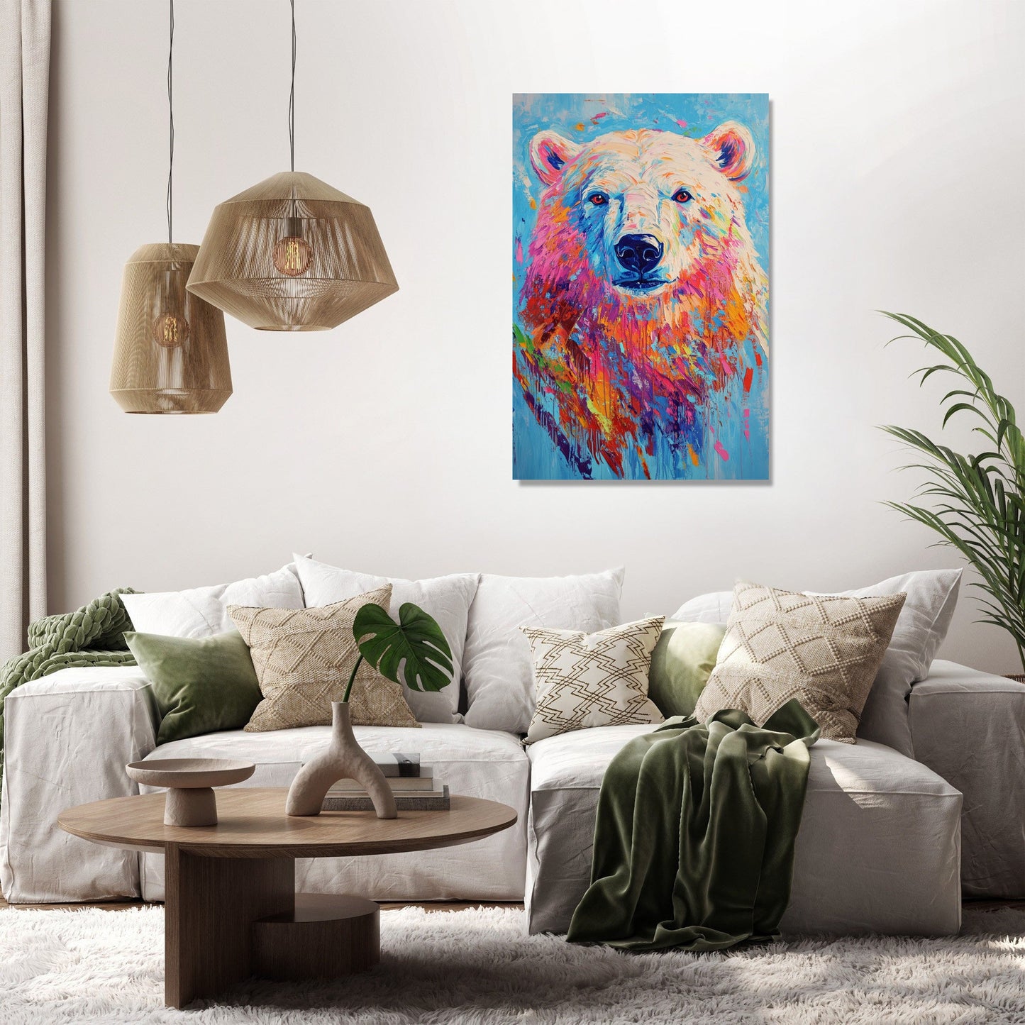 Polar Bear Symphony Canvas