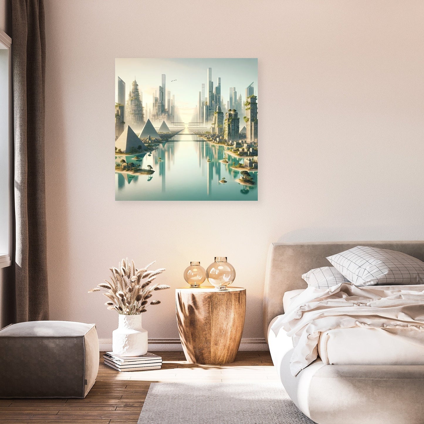 Timeless City Reflections Canvas