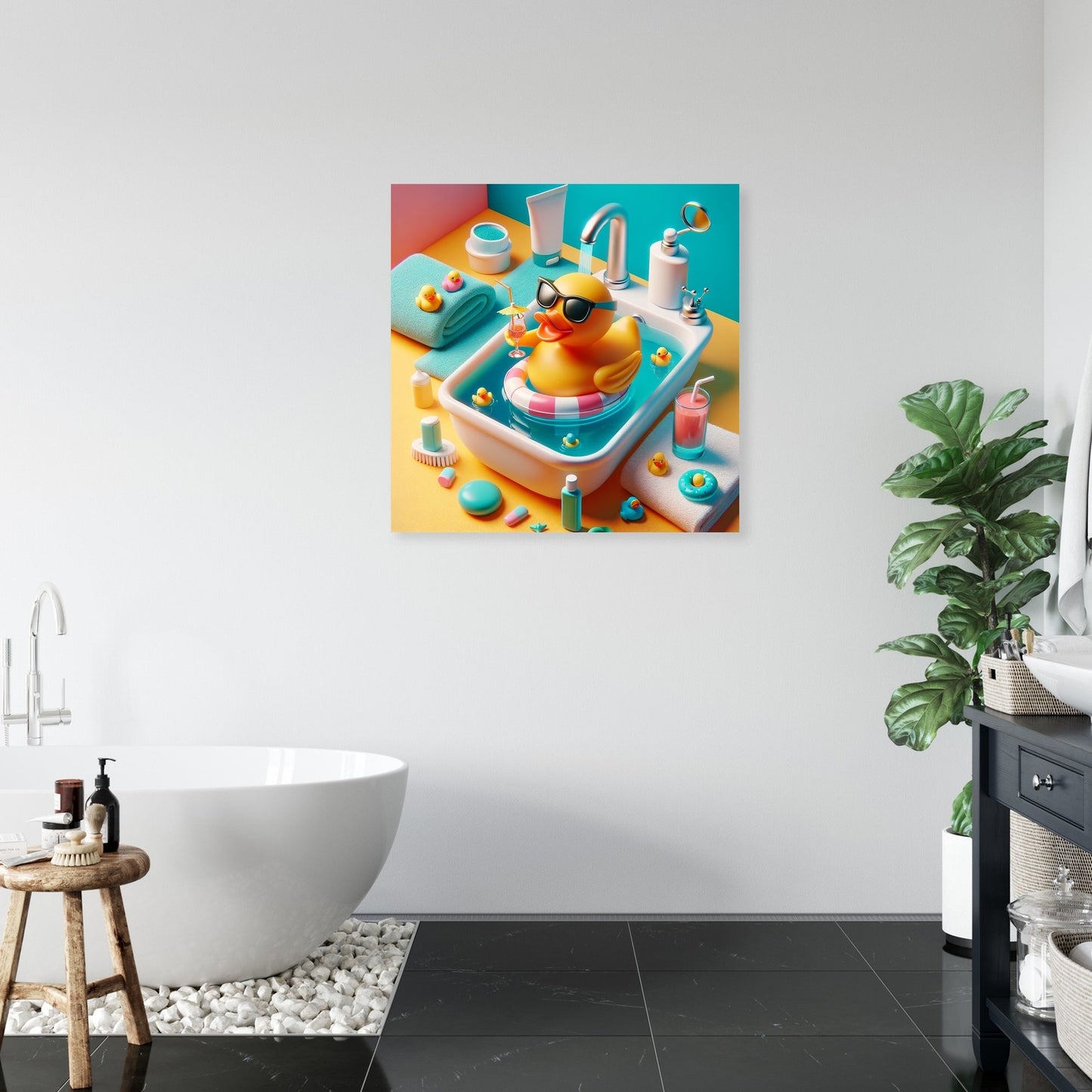 Duck's Day Off Canvas