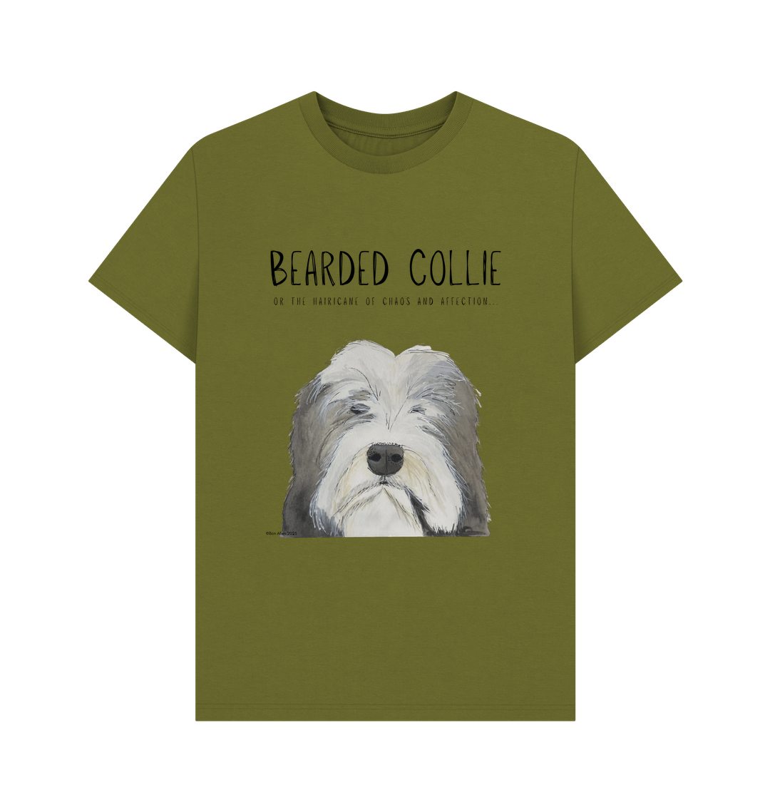 Tame the Fluff—If You Dare: Bearded Collie Men’s Tee