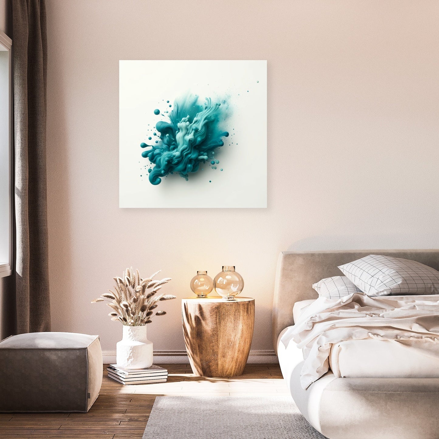 Teal Serenity Canvas