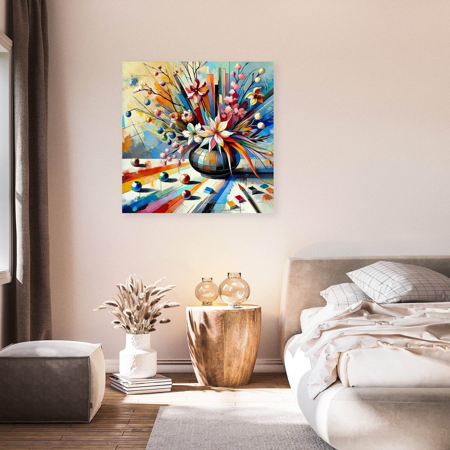 Abstract Ikebana Canvas