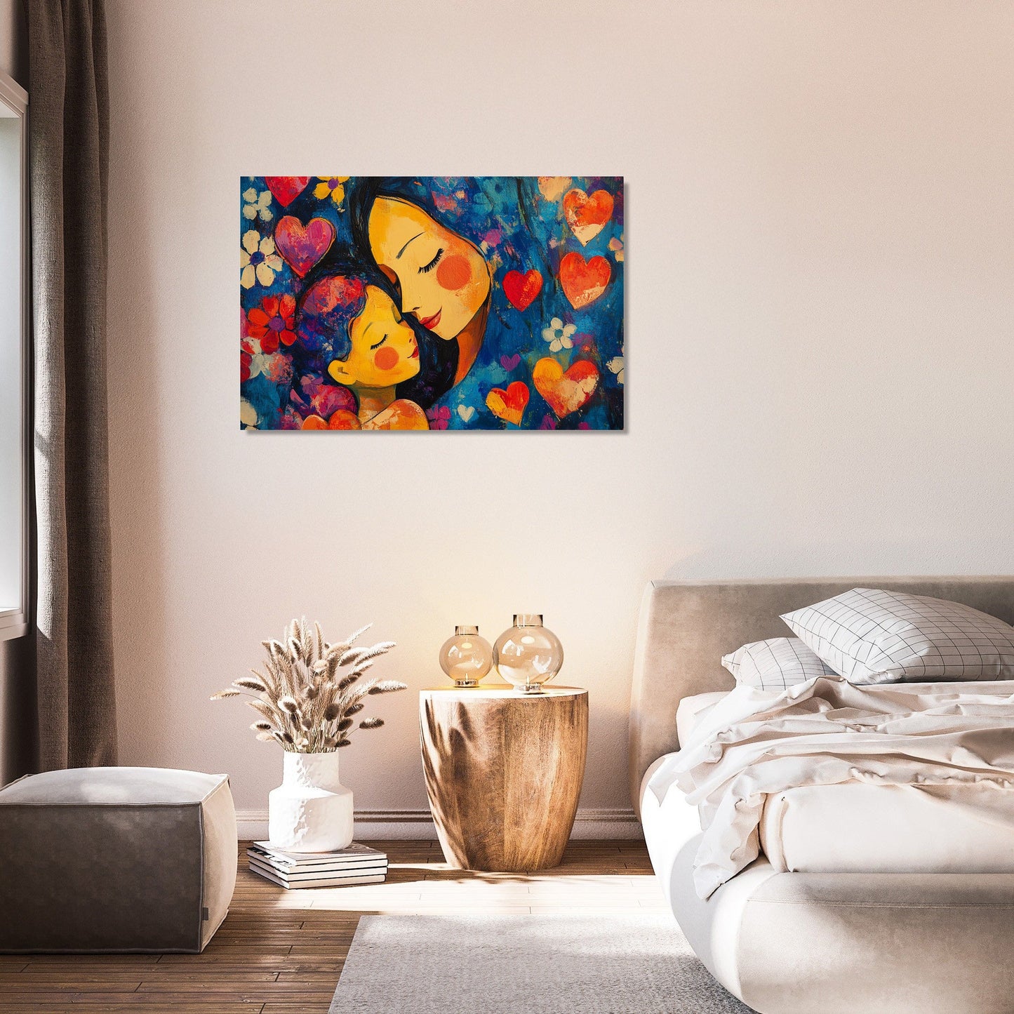 Maternal Embrace Canvas