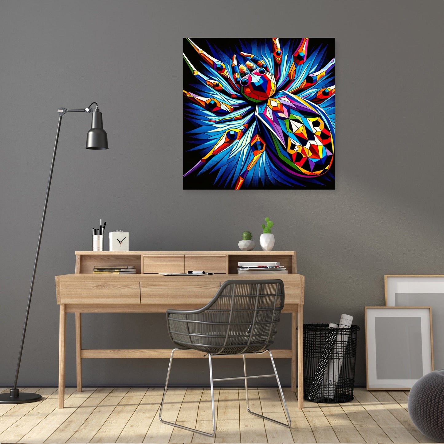 Cubist Courtship Canvas