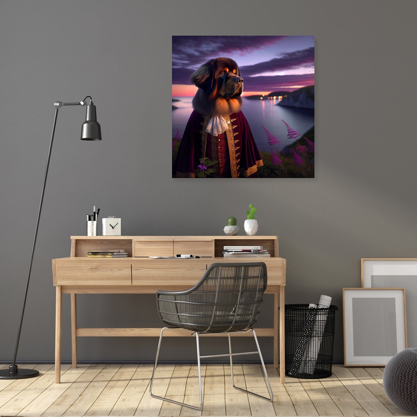 Twilight Majesty Newfoundland Canvas
