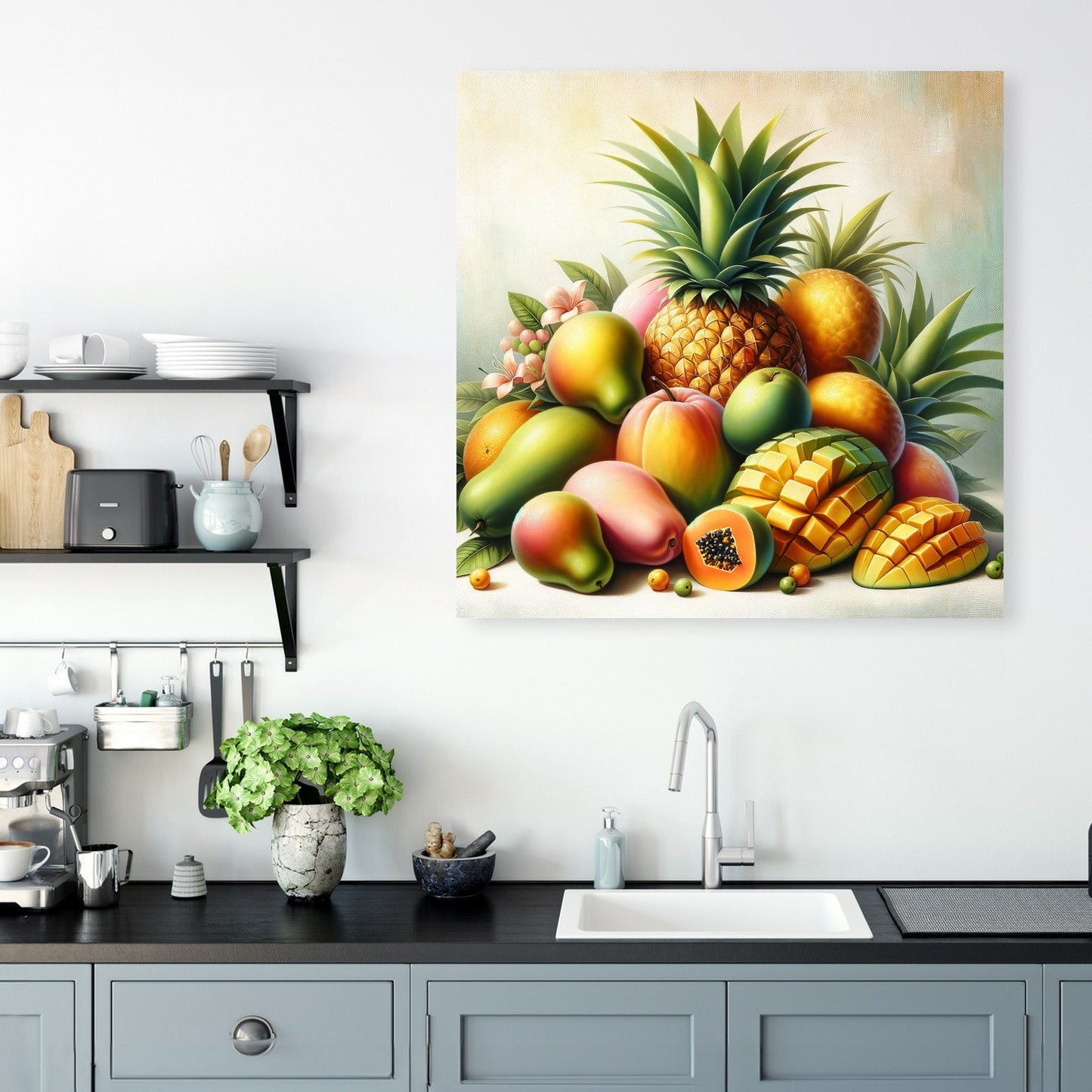 Tropical Fruit Serenade Canvas