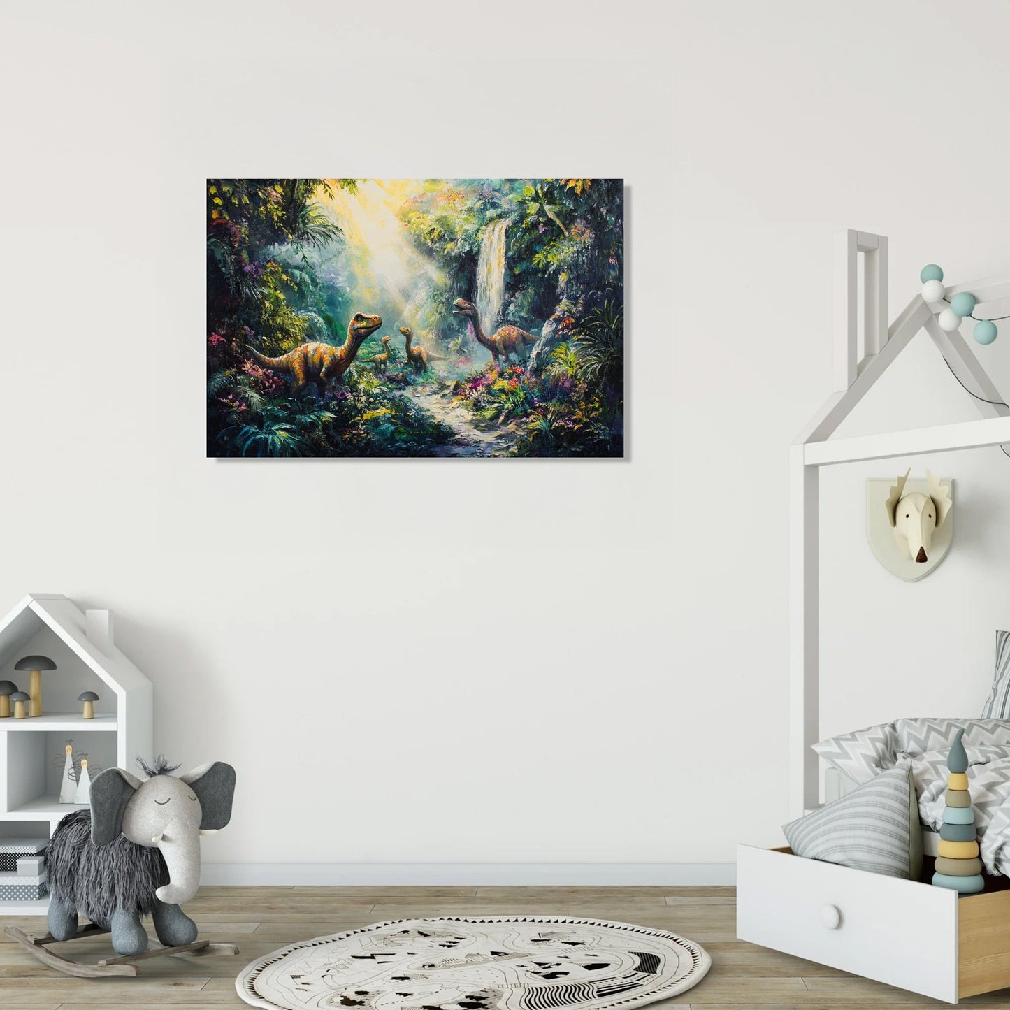 Dinosaur Delight Valley Canvas