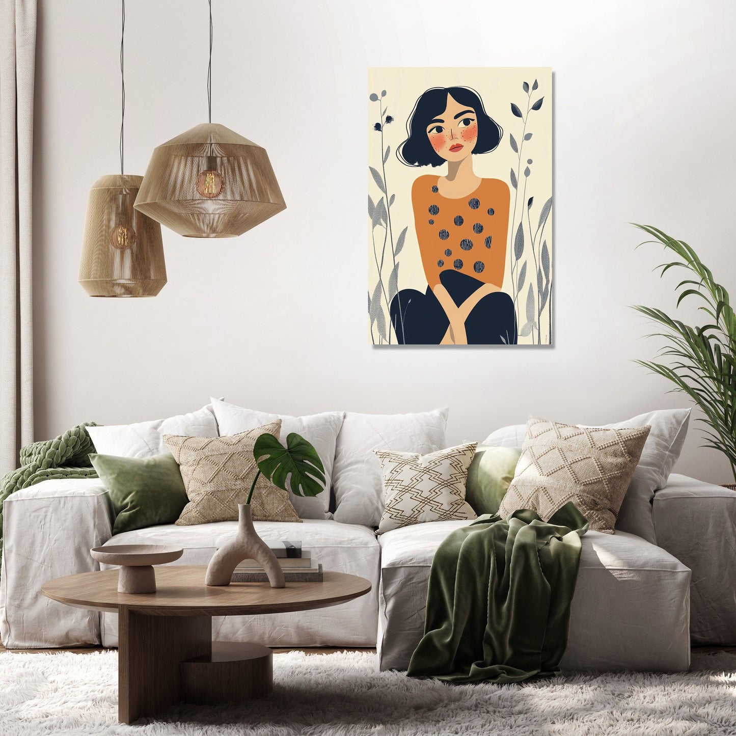 Bashful Woman's Dream Canvas