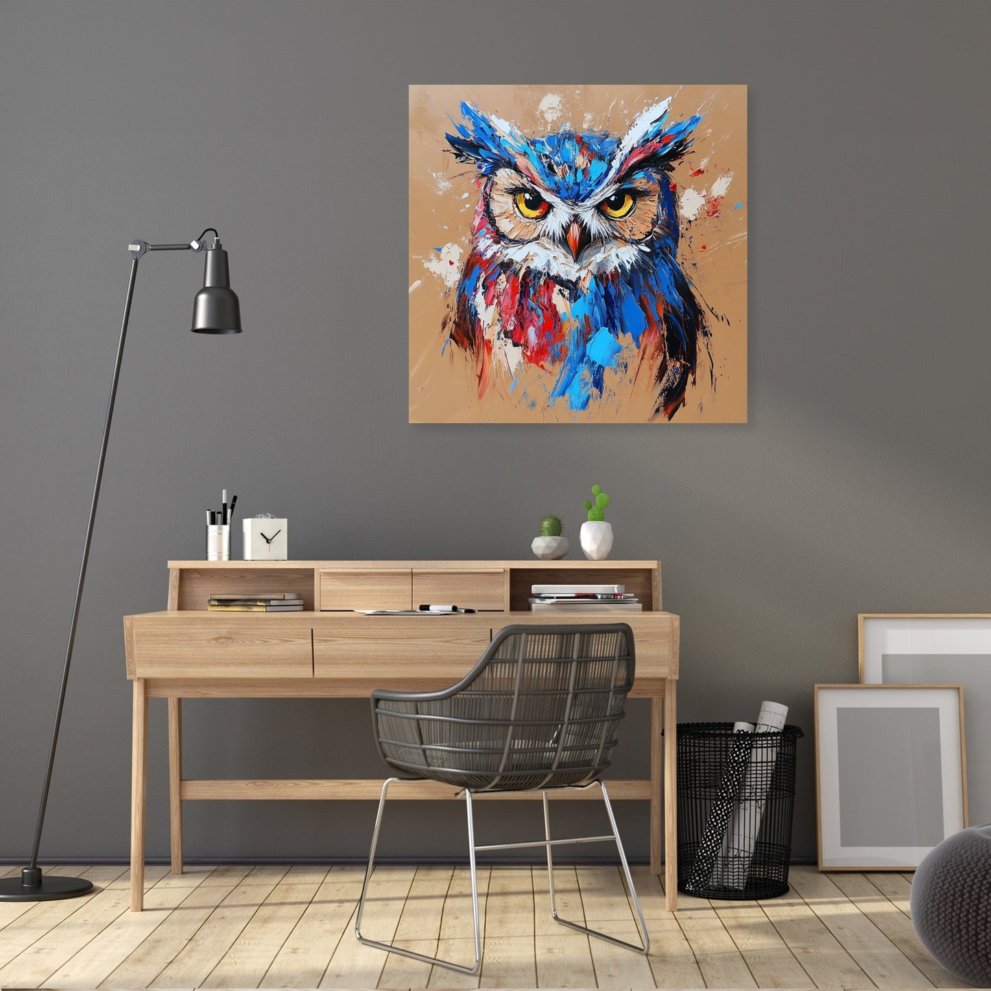 Electric Owl Canvas
