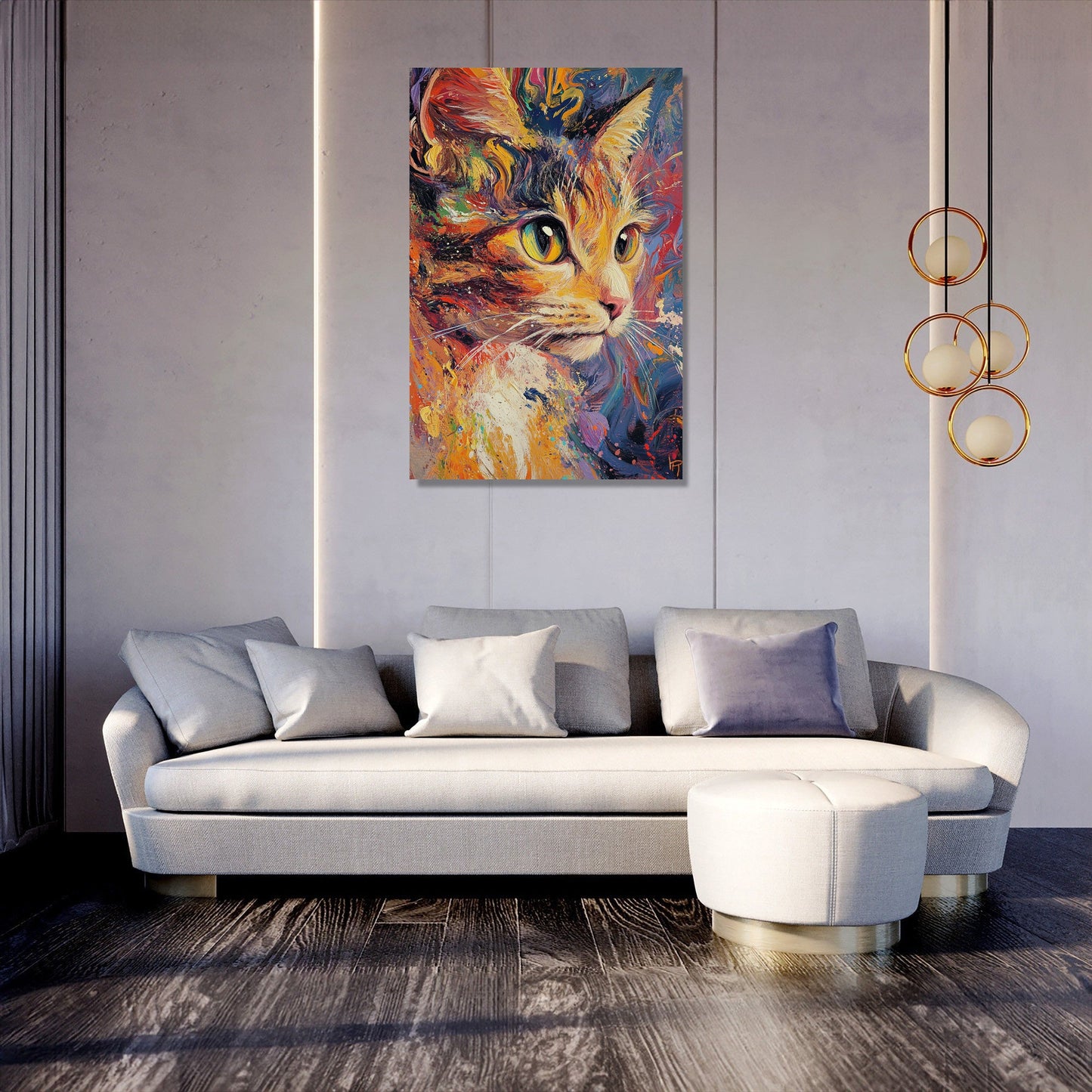 Whiskered Wonder Canvas
