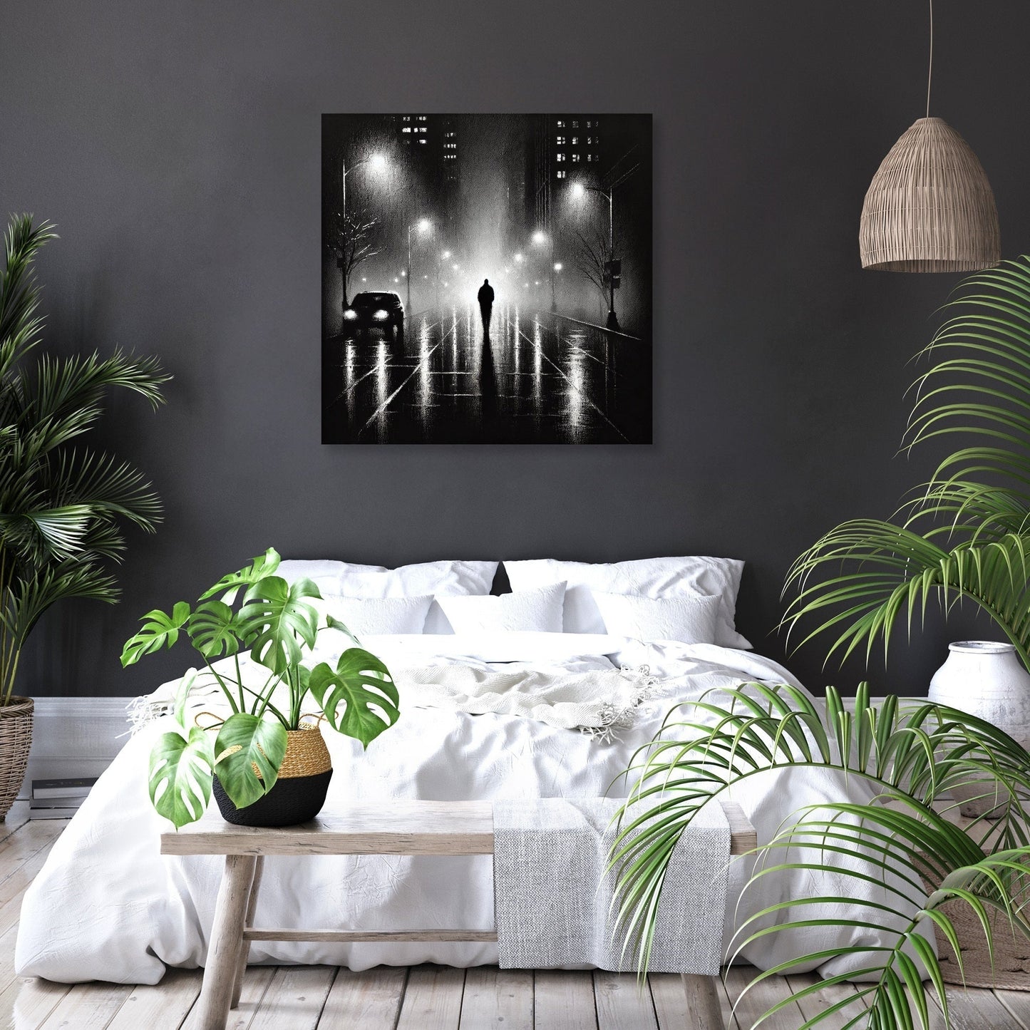 Urban Solitude Canvas