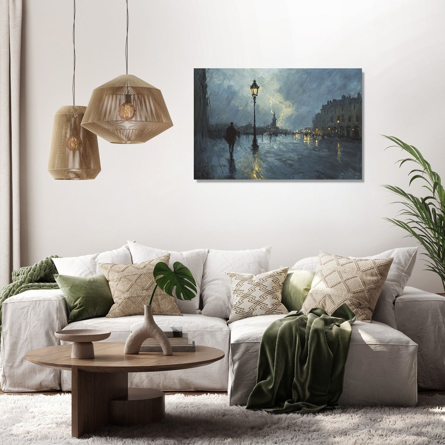 Struggle Against the Storm Canvas