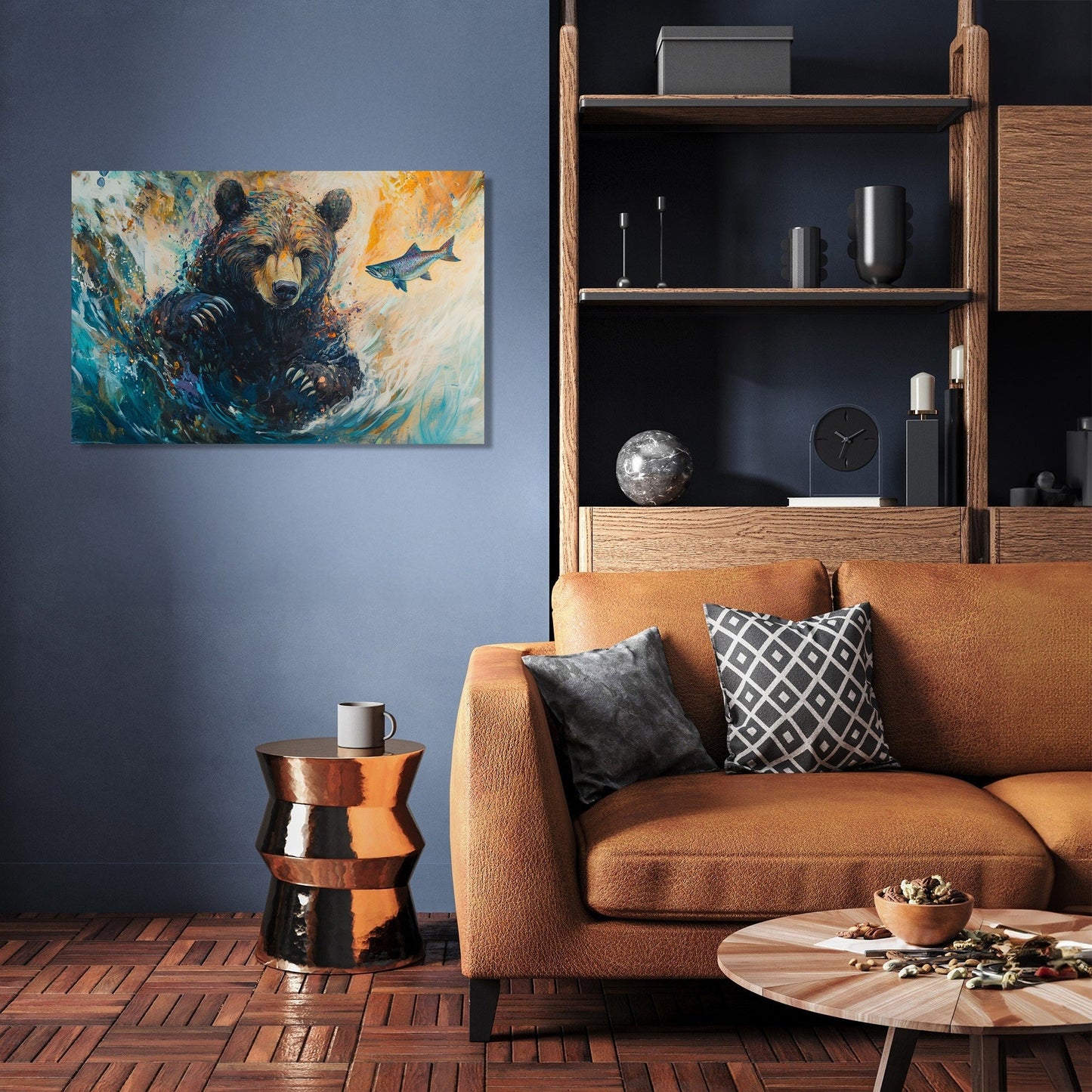 Serengeti Bear Canvas