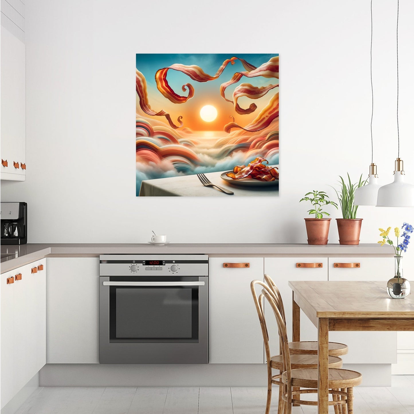Sunrise Bacon Symphony Canvas