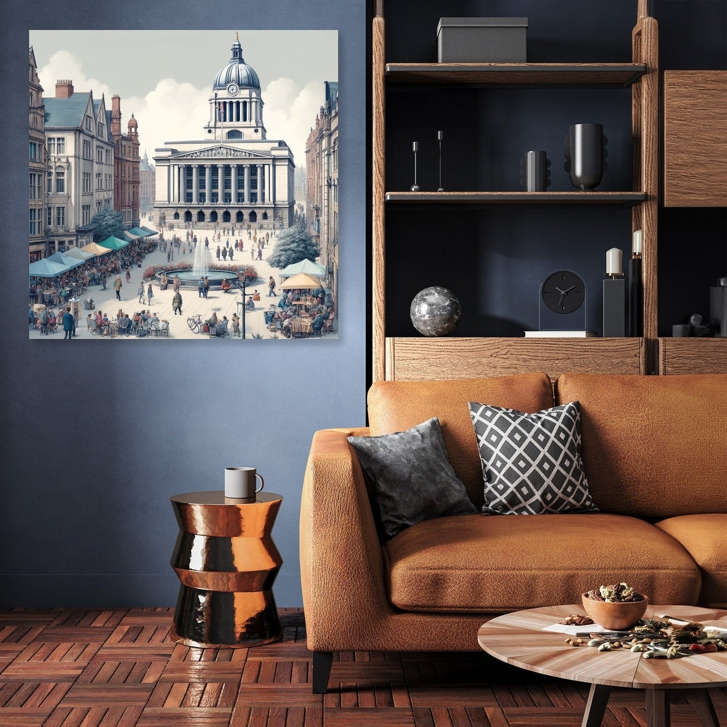 Old Market Square Nottingham Canvas