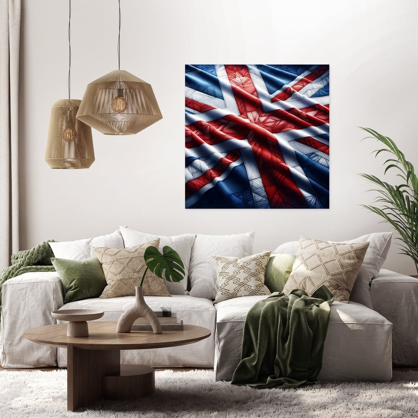 United Kingdom Flag Canvas