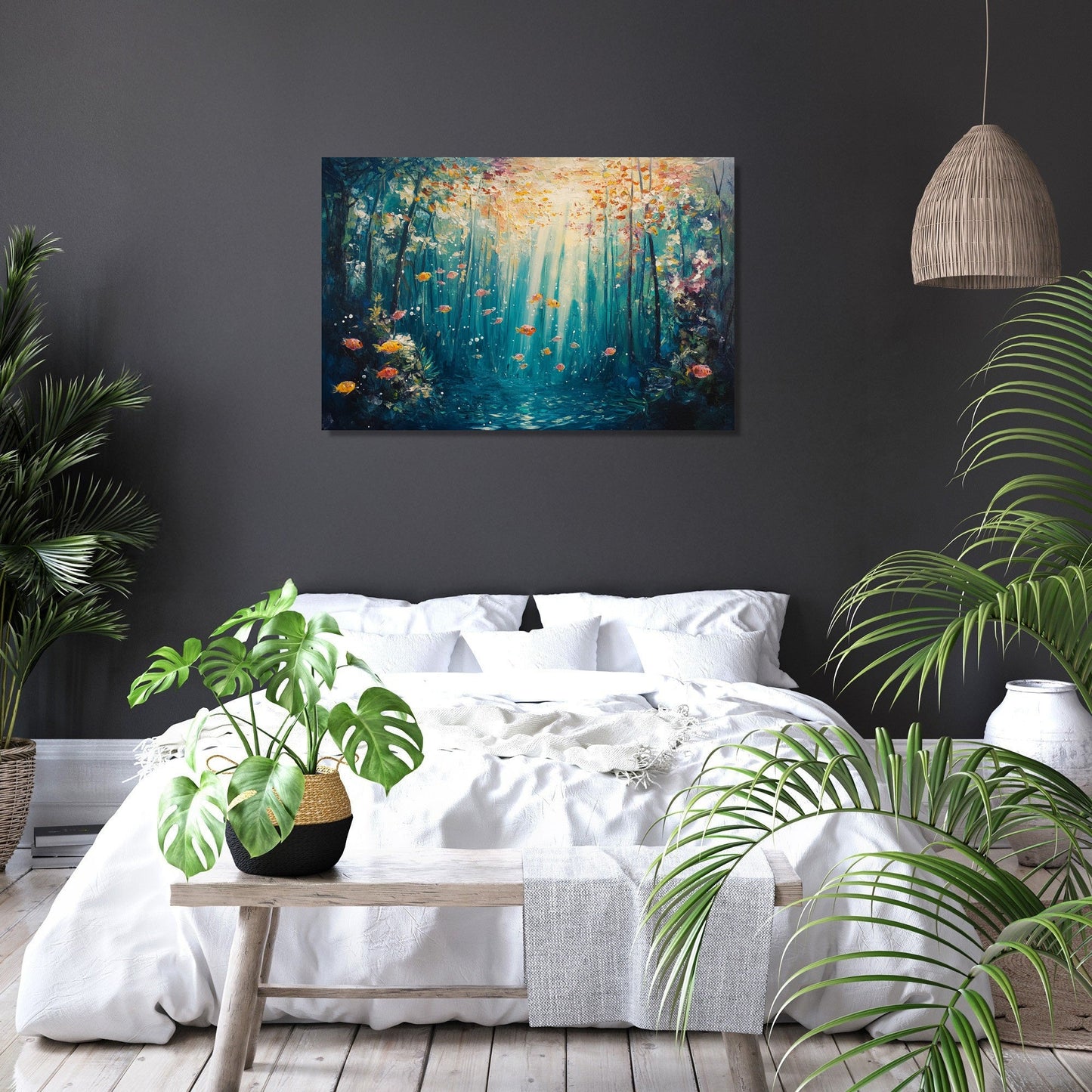 Submerged Woodland Canvas