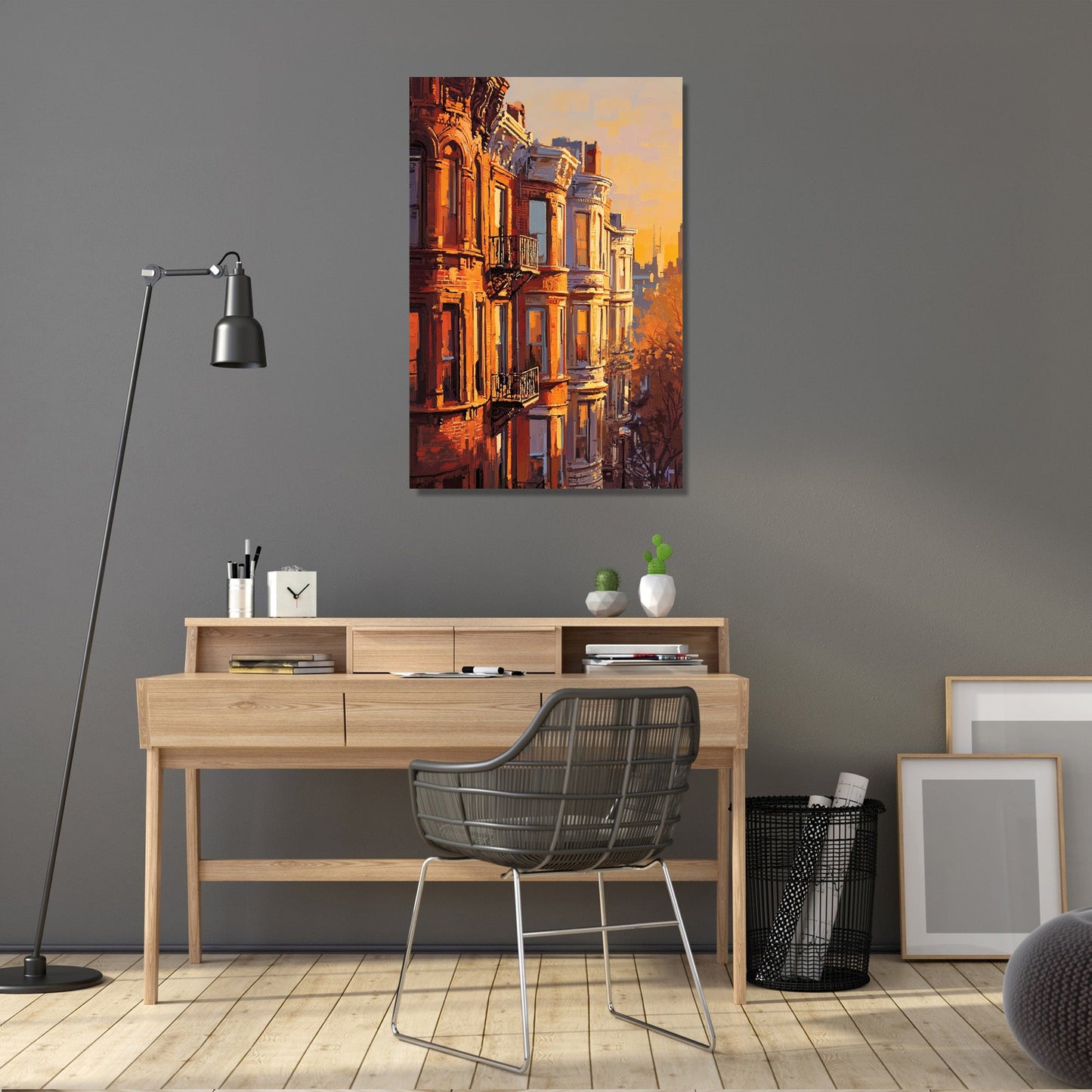 Victorian Brickwork Canvas