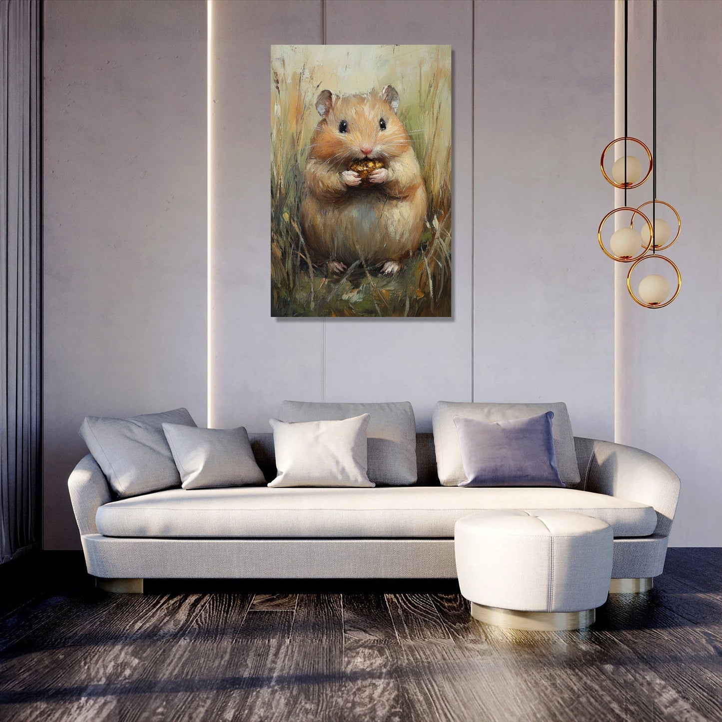 Hamster's Harvest Canvas