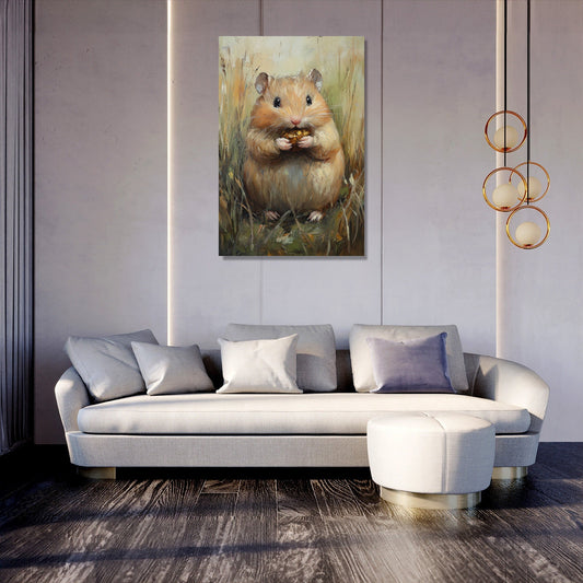 Hamster's Harvest Canvas
