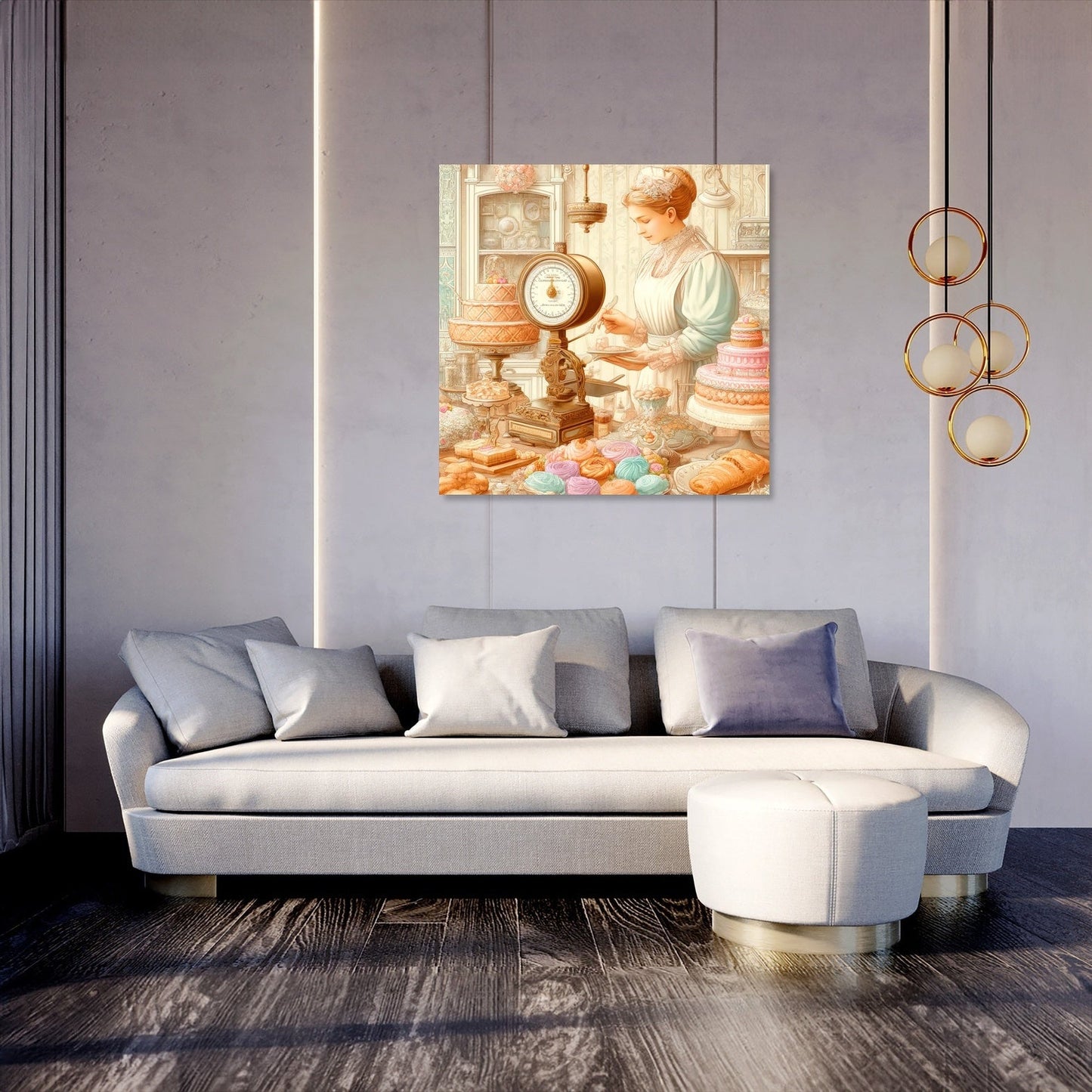 Pastel Patissier Canvas